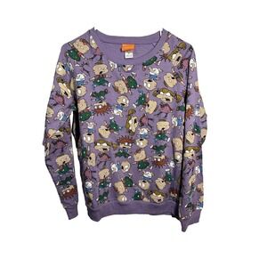 nickelodeon womens long sleeve sweat shirt RUGRATS size medium